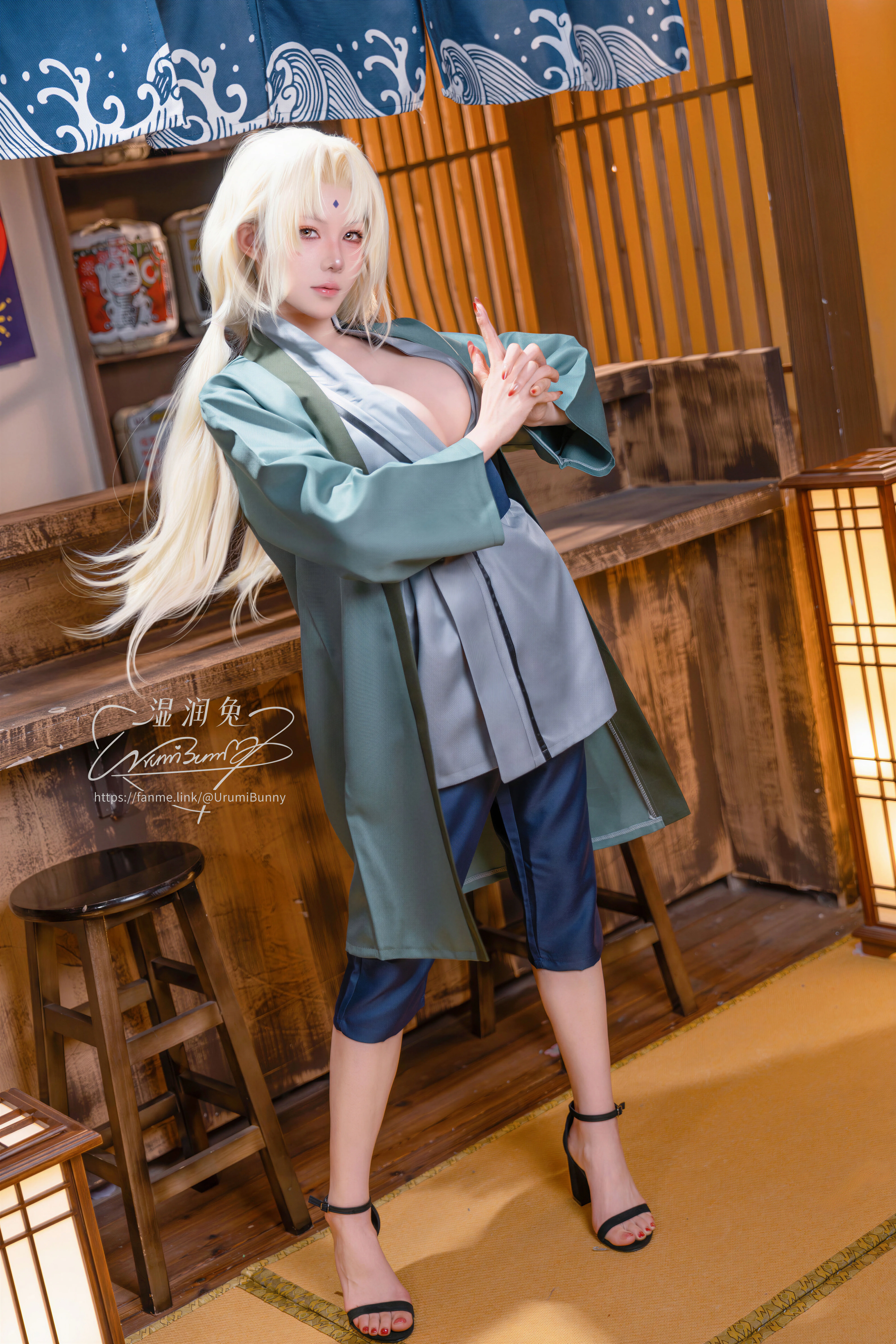 [VIP] 黏黏团子兔 – Tsunade Naruto Sexy Nude Cosplay