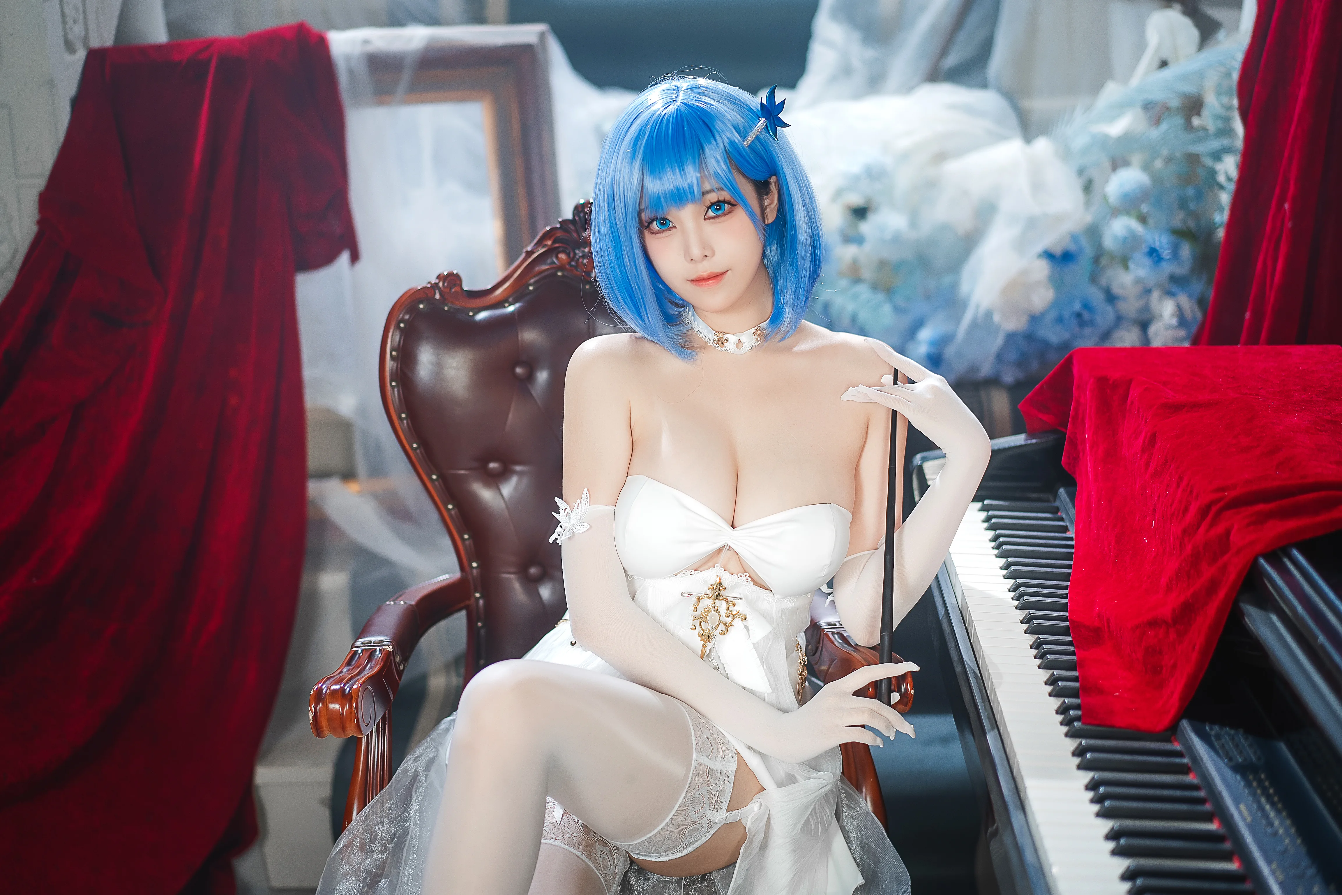 Meeu  cosplay Chapayev Dress – Azur Lane