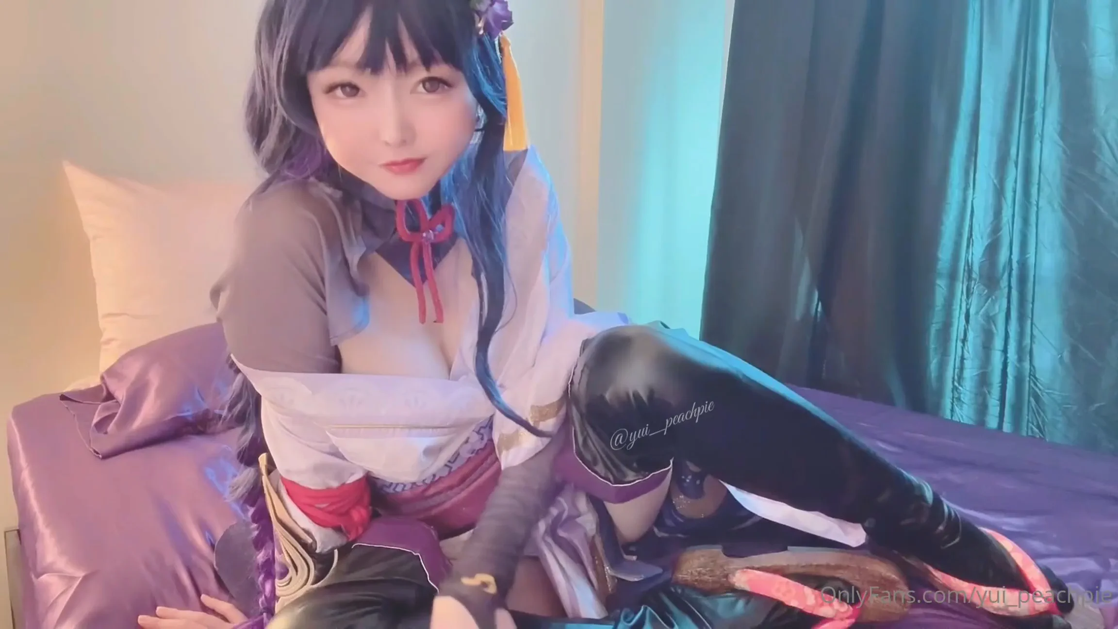 Yui Peachpie copslay Raiden Shogun – Genshin Impact